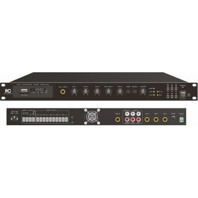 Amply 5 vùng loa 350W, phát nhạc MP3, FM, Bluettooth, có nguồn 24V DC ITC TI-350DTBV