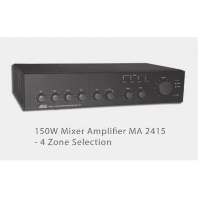 Amply liền Mixer, 4 Zones, công suất 150W AEX MA 2415 | DSPPA