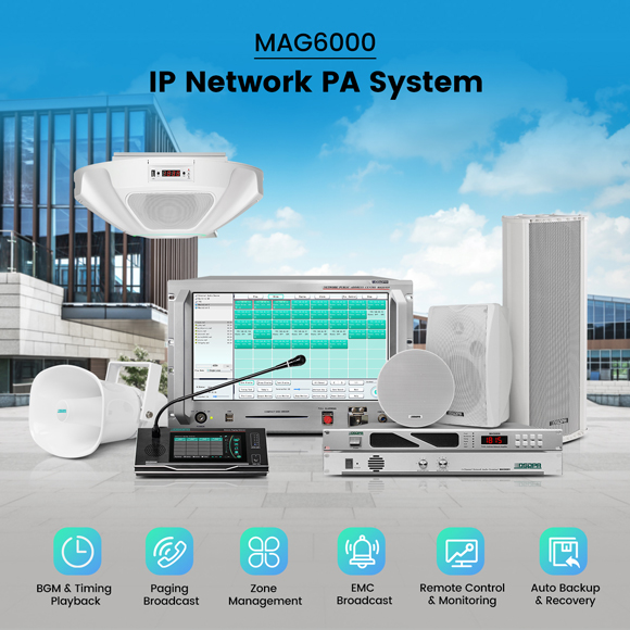 Đặc điểm và chức năng của hệ thống âm thanh mạng IP Network
