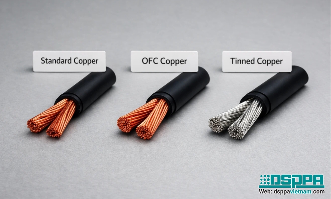 Vật liệu cấu tạo cáp âm thanh có những loại nào?