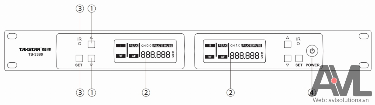 Hướng dẫn sử dụng bộ 02 Micro không dây cầm tay Tasktar TS-3380