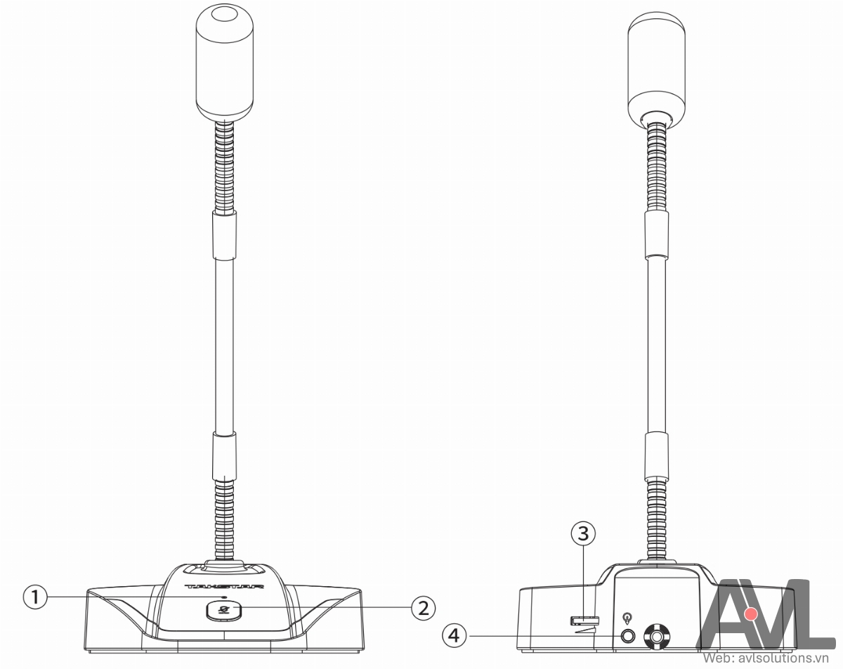 Hướng dẫn sử dụng, lắp đặt Micro hội thảo, học trực tuyến cắm USB MS-580USB