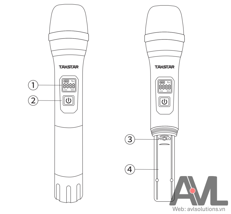 Micro cầm tay E17 New Takstar